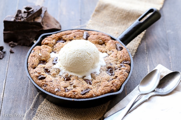 Healthier Paleo Skillet Cookie for Your Next Sweet Craving
